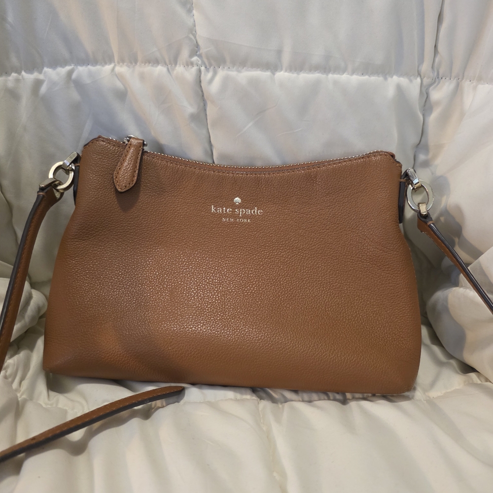 Kate Spade Brown Crossbody Bag Tan